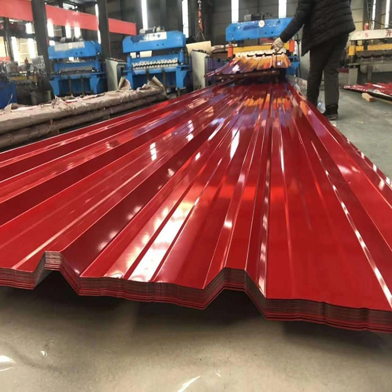 This Year 0.5mm 0.6mm 0.7mm Construction Material Prime Corrugated Roof Roofing Zinc Prepainted Color Coated PPGI PPGL Galvalume Galvanized Steel Sheet